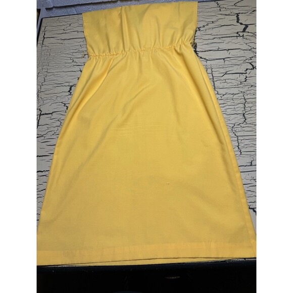 Vintage Jerell of Texas Spring Dress Yellow & White Ladies Size 7 MCM - Picture 11 of 12